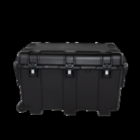 BLACK WATERPROOF INJECTION MOLDED CASE WITH INTERIOR DIMENSIONS OF 30" X 21" X 18" WITH DICED FOAM
