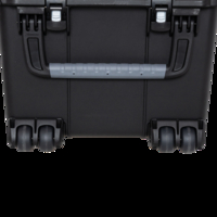 BLACK WATERPROOF INJECTION MOLDED CASE WITH INTERIOR DIMENSIONS OF 30" X 21" X 18" WITH DICED FOAM