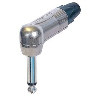 NEUTRIK CONNECTOR, RIGHT-ANGLE 1/4 IN TS