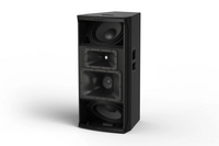 ACOUSTICALLY THREE-WAY, DUAL 12-INCH POWERED POINT-SOURCE SPEAKER, 3-WAY, 90 X 60