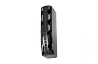 70 CM J-SHAPED COAXIAL LINE ARRAY WITH 16 X 1” AND 4 X 5” DRIVERS AND ASYMMETRICAL COVERAGE / BLACK