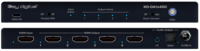 1X4 4K 18G HDMI DISTRIBUTION AMPLIFIER WITH AUDIO DE-EMBED, 4K TO 1080P DOWN-CONVERT