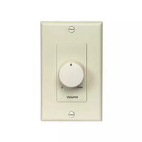 ATTENUATOR-10K OHM POTENTIOMETER, 1-GANG DECORATOR, ALMOND