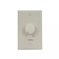 ATTENUATOR-50W, 70V/25V, 1-GANG STANDARD PLASTIC, ALMOND