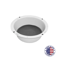 BACKBOX-RECESSED-8IN SPKR, STEEL, 10IN DIA X 4IN DEEP
