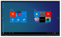 75" LITETOUCH 4K ANTI-GLARE TOUCH SCREEN WITH BUILT IN WINDOWS 10 PRO PC WITH INTEL I5 8500,