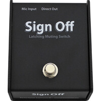 SIGN OFF - LATCHING MIC MUTING SWITCH