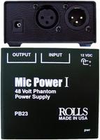 1 CH PHANTOM POWER ADAPTER - POWERS A SINGLE MICROPHONE WITH 48VDC