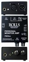 PERSONAL MONITOR/ HEADPHONE AMP - MIXES A STEREO OR MONO LINE-LEVEL MONITOR SIGNAL WITH A MIC