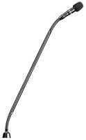 15" SHOCK-MOUNTED GOOSENECK, RED LED RING ON TOP, LESS PREAMPLIFIER, DUAL FLEXIBLE, CARDIOID, BLACK