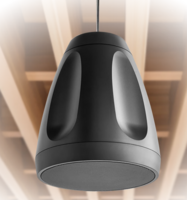 SHURE NETWORKED PENDANT-STYLE POE-POWERED LOUDSPEAKER BLACK