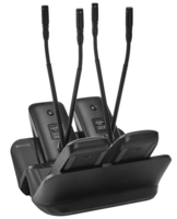 NETWORK DOCKING AND CHARGING STATION FOR 4 MXW NEXT GOOSENECK TRANSMITTERS