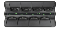 8-BAY NETWORKED CHARGING STATION FOR MXW NEXT GOOSENECK MIC TRANSMITTERS WITHOUT REMOVING BATTERY