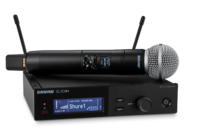 SLX-D+ WIRELESS SYSTEM WITH SM58 HANDHELD TRANSMITTER