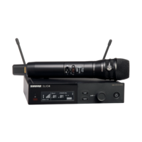 WIRELESS VOCAL SYSTEM WITH SLX4 RECEIVER AND SLX2/HANDHELD TRANSMITTER WITH KSM8 CAPSULE