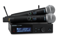 SLX-D+ DUAL WIRELESS SYSTEM WITH 2 SLXD2+/SM58 HANDHELD TRANSMITTERS