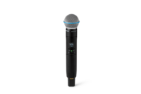 SLX-D+ HANDHELD TRANSMITTER WITH
BETA 58A SUPERCARDIOID CAPSULE