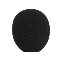 BLACK HIGH PERFORMANCE BALL FOAM WINDSCREEN FOR MICROFLEX GOOSENECK MICROPHONES