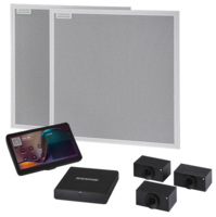 INTELLIMIX ROOM KIT FOR LARGE ROOMS- 1 IMX FOUNDATION SYSTEM, 2 MXA902 SPEAKERS, 1 HUDDLY MULTI-CAM