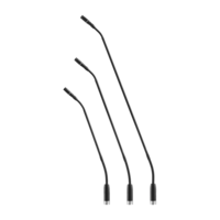 MXC 25" GOOSENECK MICROPHONE WITH BI-COLOR LED, DUAL FLEX