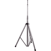 MICROPHONE STAND WITH 5 TELESCOPING SECTIONS UP TO 14'  TRIPOD BASE,  INCLUDES CARRYING CASE