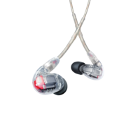 SE846 GEN2 SOUND ISOLATING EARPHONES, CLEAR. INCLUDES STRAIGHT CABLE, FIT KIT, 1/4" ADAPTER, CASE