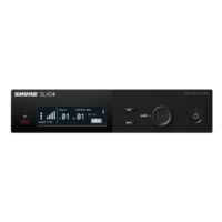 SLXD SINGLE-CHANNEL RECEIVER W/ POWER SUPPLY, 1/4 WAVA ATENNA, & RACK MOUNT/ RECEIVER COMPONENT ONLY