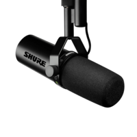 SM7B DYNAMIC VOCAL MICROPHONE WITH BUILT-IN PREAMP PROVIDING UP TO +28DB OF GAIN
