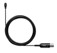 OMNIDIRECTIONAL LAV WITH TA4F (TQG) CONNECTOR, LOW SENS, BLACK - WITH ACCESSORIES