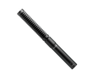 SHORT CONDENSER SHOTGUN MICROPHONE WITH CASE AND FOAM WINDSCREEN