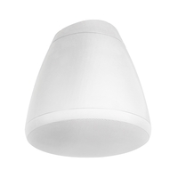 4" OPEN CEILING COAX PENDANT SPEAKER, WHITE / HANGING HARDWARE INCLUDED