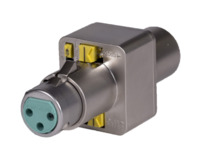 Male XLR to Female XLR with -20db Pad, Ground Lift, Phase Inverse, Nickel Metal Housing