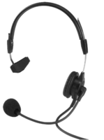PH-88, SINGLE-SIDED LIGHTWEIGHT HEADSET, 12' (36M) COILED CORD, A4F CONNECTOR
