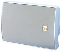 MUSIC/PAGING SPEAKER- WEATHER-RESISTANT, 30W 70V/100V TRANSFORMER OR 8 OHMS, BRACKET INCLUDED/ WHITE