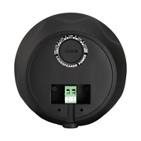 4" 8OHM/70V ON-WALL, PENDANT MOUNT, LANDSCAPE SPEAKER - BLACK