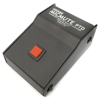 WHI-MICMUTE-PTD SWITCHER - MICROPHONE / LINE-LEVEL, XLR I/O, MOMENTARY ON, DESKTOP